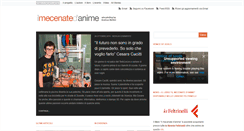 Desktop Screenshot of ilmecenatedanime.it